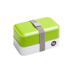 Green and White Stackable  Lunch Box | Grub Tub