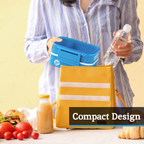 Blue 2 Tier Lunch Box | Grub Tub
