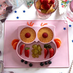Kai Silicone Divided in Owl Shape | Food Plate