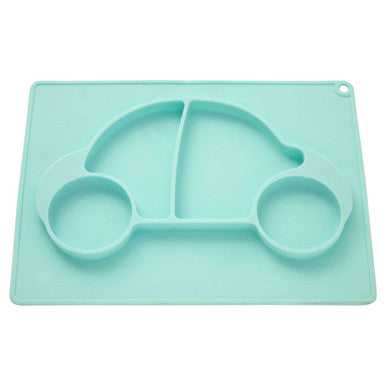 Silicone Divided Food Plate in Car Shape | Kai