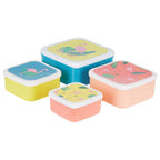 Set of 4 Flamingo Lunch Boxes | Mimo