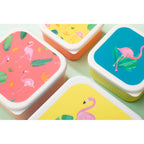 Set of 4 Flamingo Lunch Boxes | Mimo