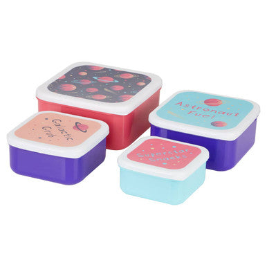 Set of 4 Space Design Lunch Boxes | Mimo