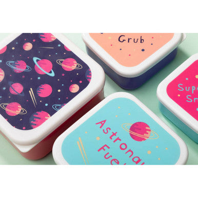 Set of 4 Space Design Lunch Boxes | Mimo