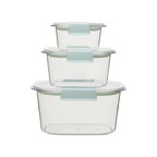 Grub Tub  Set Of 3 Food Storage Containers