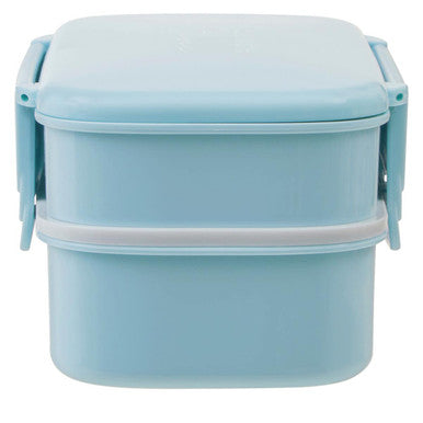 Light Blue Lunch Box with Cutlery | Grub Tub