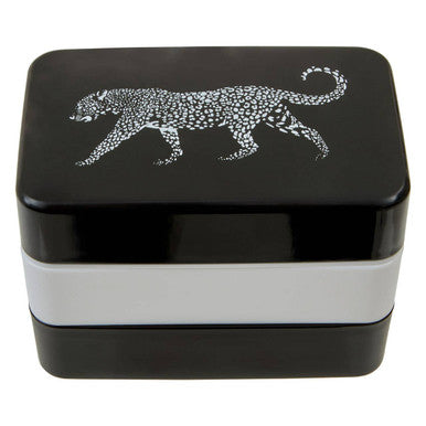 Leopard Lunch Box with Cutlery | Grub Tub