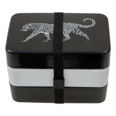 Leopard Lunch Box with Cutlery | Grub Tub