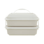 Warm Grey and White Lunch Box | Grub Tub