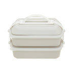 Warm Grey and White Lunch Box | Grub Tub
