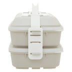 Warm Grey and White Lunch Box | Grub Tub
