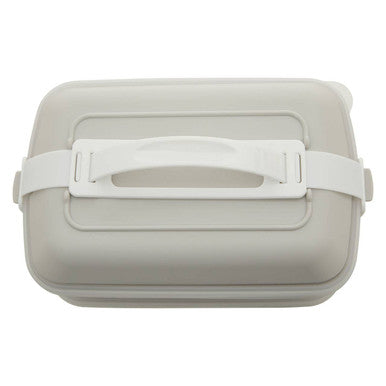Warm Grey and White Lunch Box | Grub Tub