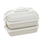 Warm Grey and White Lunch Box | Grub Tub