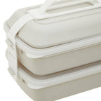 Warm Grey and White Lunch Box | Grub Tub