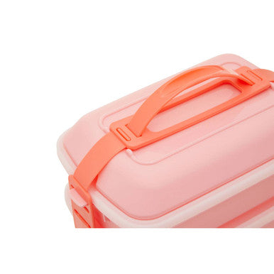 Pink Lunch Box with Cutlery | Grub Tub