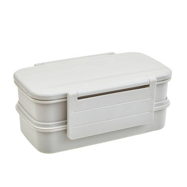 Grey Lunch Box with Cutlery | Grub Tub