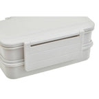 Grey Lunch Box with Cutlery | Grub Tub