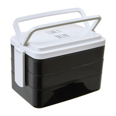 Black Lunch Box with Cutlery | Grub Tub