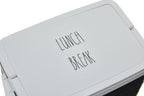 Black Lunch Box with Cutlery | Grub Tub