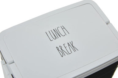 Black Lunch Box with Cutlery | Grub Tub