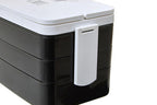 Black Lunch Box with Cutlery | Grub Tub