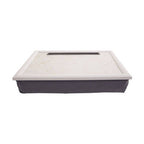 Ecru Marble Lap Tray with Ipad Holder | Portada