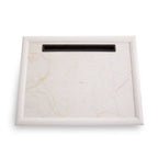 Ecru Marble Lap Tray with Ipad Holder | Portada