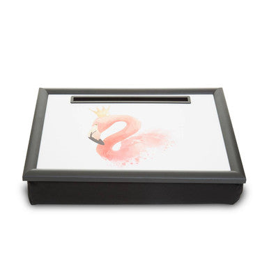 Queen Flamingo Lap Tray with Ipad Holder | Portada