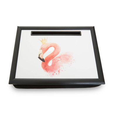Queen Flamingo Lap Tray with Ipad Holder | Portada