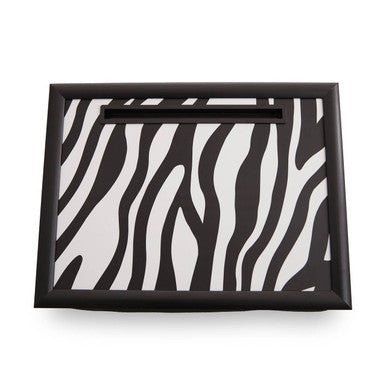 Mono Zebra Lap Tray with Ipad Holder | Portada