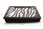 Mono Zebra Lap Tray with Ipad Holder | Portada