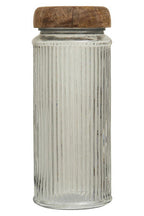 Garner Glass Storage Jar with Mango Wood Lid 2400ml