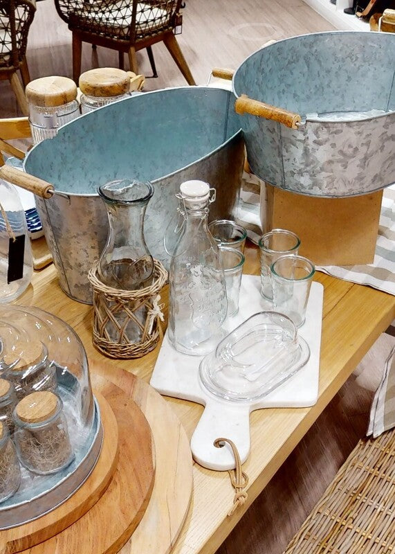 Olivia Clear Glass Butter Dish - Nest UK