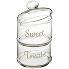 Olivia Stackable 2 Tier Glass Storage Jar - Nest UK