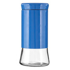 Luca Blue Stainless Steel and Glass Storage Jar - 1500ml