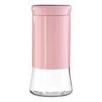 Pink Steel and Glass Storage Jar - 1500ml | Luca