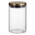 Freska Glass Storage Jar with Gold Lid 950ml