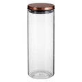 Freska Glass Storage Jar with Rose Gold Lid  1600ml
