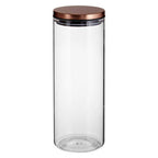 Freska Glass Storage Jar with Rose Gold Lid  1600ml