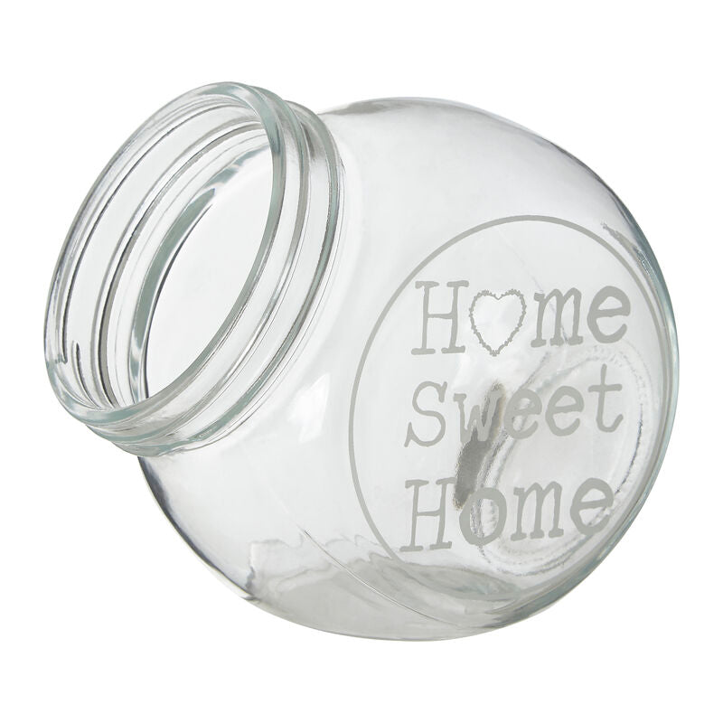 Olivia 700Ml Glass Storage Jar With Metal Lid - Nest UK