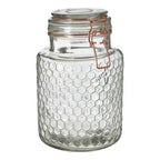 Apiary Textured Glass Jar 1300ml