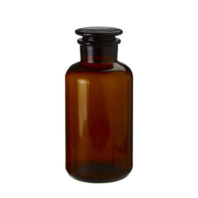 Medium Amber Glass Bottle | Apothecary