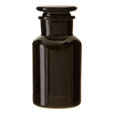 Black Glass Reagent Bottle | Apothecary
