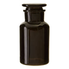 Black Glass Reagent Bottle | Apothecary