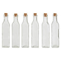 Set of 6 Glass Bottles | Tromso