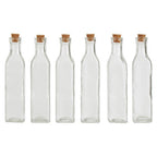 Set of 6 Glass Bottles | Tromso