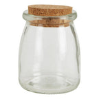 Set of 6 Round Glass Jars | Tromso