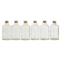 Set of 6 Round Glass Bottles | Tromso