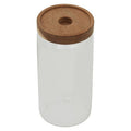 Freska Glass Storage Jar with Acacia Wood Lid 1000ml