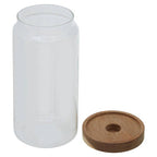 Freska Glass Storage Jar with Acacia Wood Lid 1000ml
